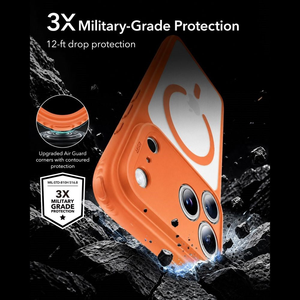 iPhone 18 Pro Max / 17 Pro Max ESR Classic Hybrid Case - MagSafe Compatible - Orange