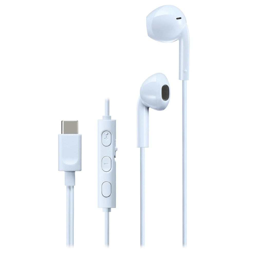 JVC HA-FR17UC In-Ear Headphones with USB-C & Microphone - Blue