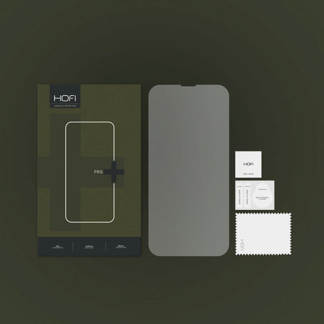 iPhone 16e / 14 / 13 / 13 Pro Hofi Hybrid Pro+ Screen Protector - Case Friendly - Transparent