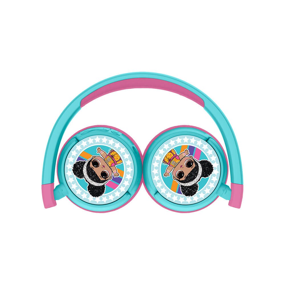 Wireless Children's On-Ear Headset Max. 95dB - 3-7 Years - L.O.L. Surprise - Pink / Turquoise