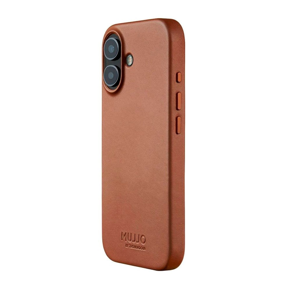 Mujjo iPhone 17 Leather Case - MagSafe Compatible - Tan