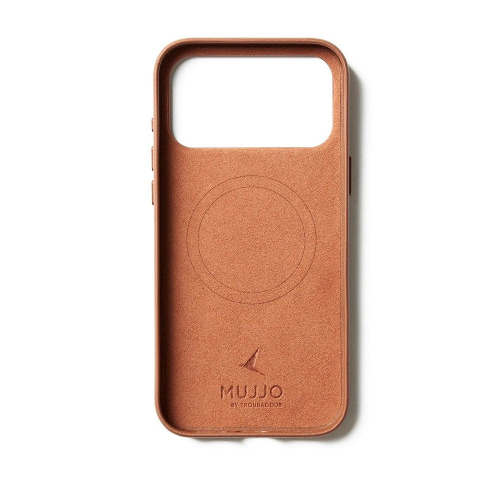 Mujjo iPhone 17 Pro Max Leather Case - MagSafe Compatible - Tan