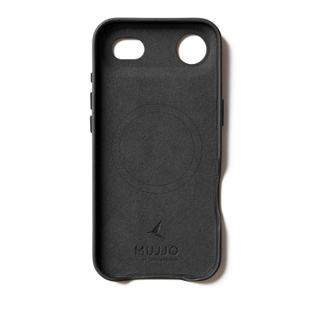 Mujjo iPhone Air Leather Case - MagSafe Compatible - Black
