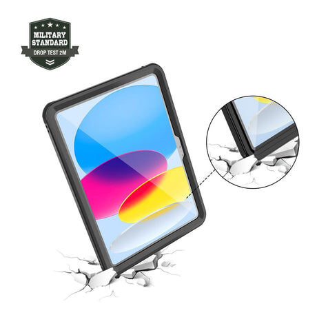 iPad 10.9" (2024/2022) 4Smarts Active Pro Rugged Case Stark (Waterproof Case) - Black