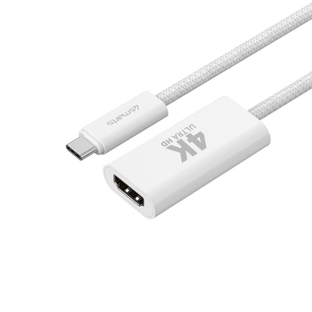 4smarts USB-C to HDMI Adapter - 1.5m - White