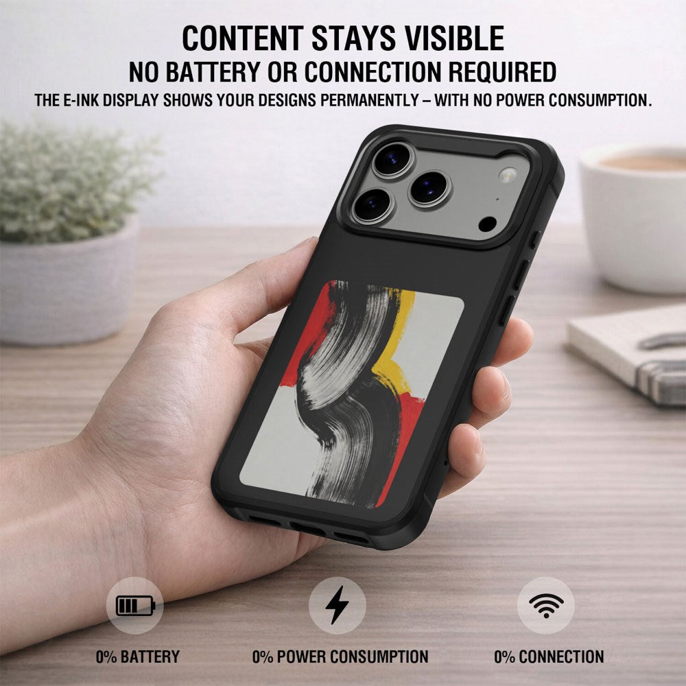 iPhone 17 Pro 4smarts E-Ink Case - MagSafe Compatible - Black