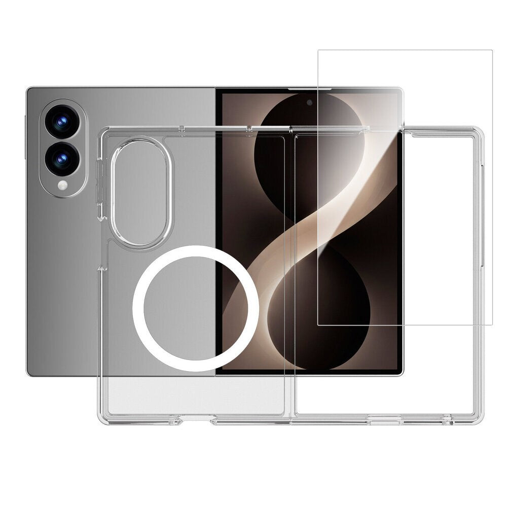 Samsung Galaxy Z Fold8 4Smarts 360° Protection Set with Case & Screen Protection Glass - Transparent