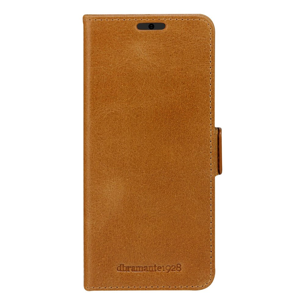 Samsung Galaxy S20+ (Plus) dbramante1928 Copenhagen Slim Genuine Leather Flip Case with Wallet - Tan
