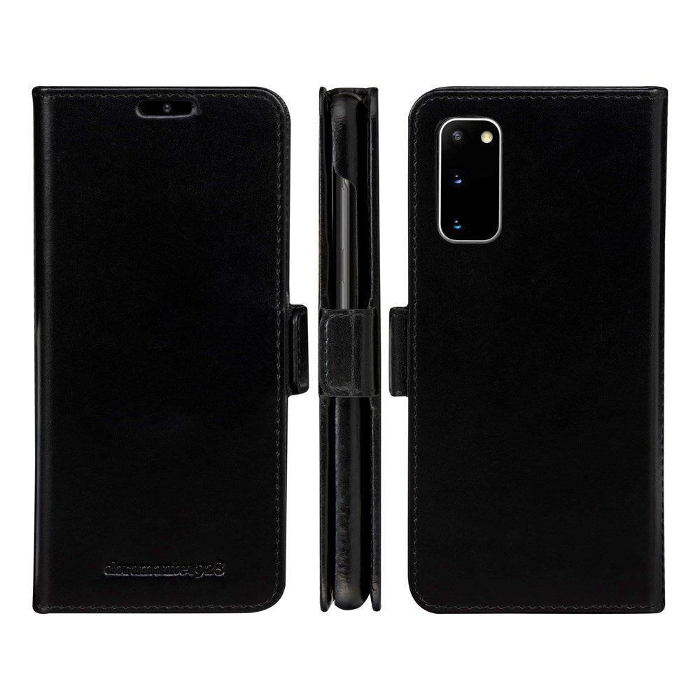Samsung Galaxy S20 dbramante1928 Lynge 2-in-1 Genuine Leather Flip Case - Black