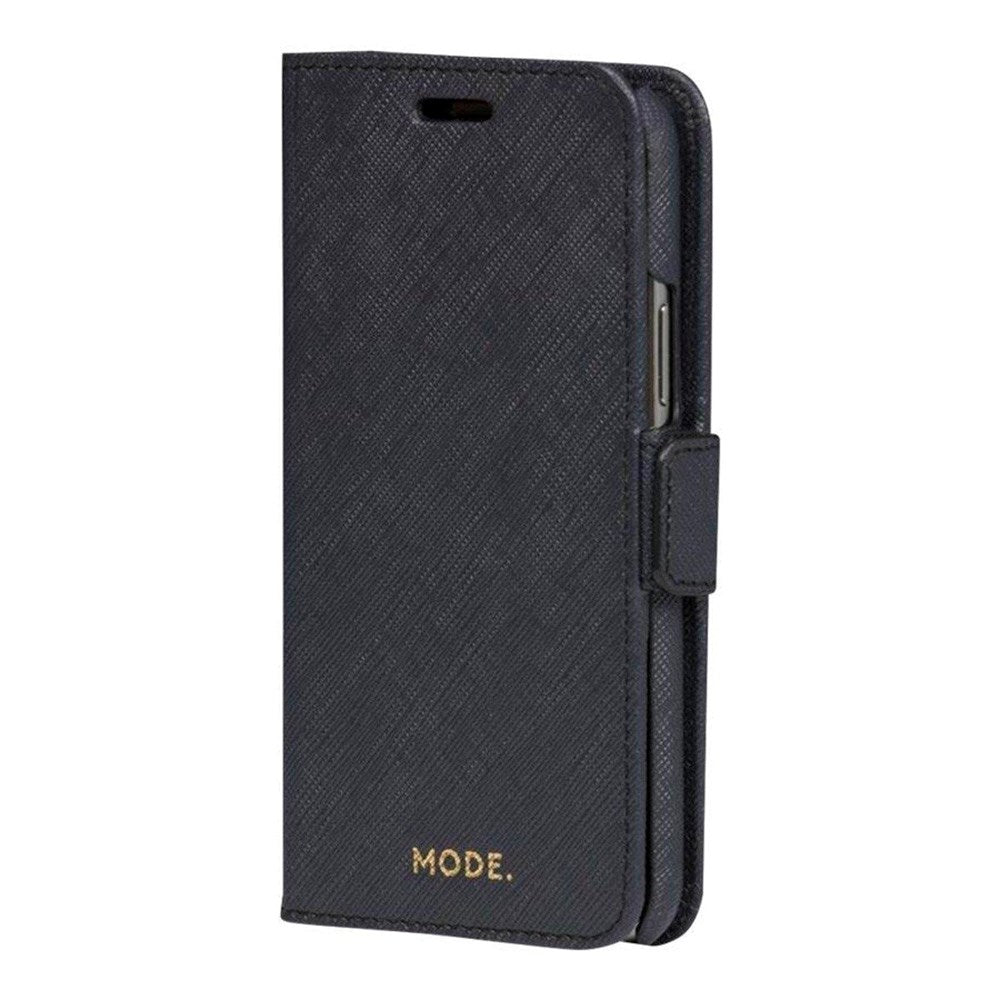 iPhone 11 Pro dbramante1928 New York 2-in-1 Genuine Leather Flip Case - Night Black