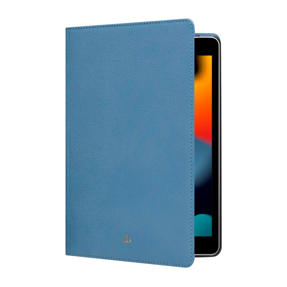 iPad 10.2" (2021 / 2020 / 2019) dbramante1928 Tokyo Genuine Leather Flip Case - Marine Blue