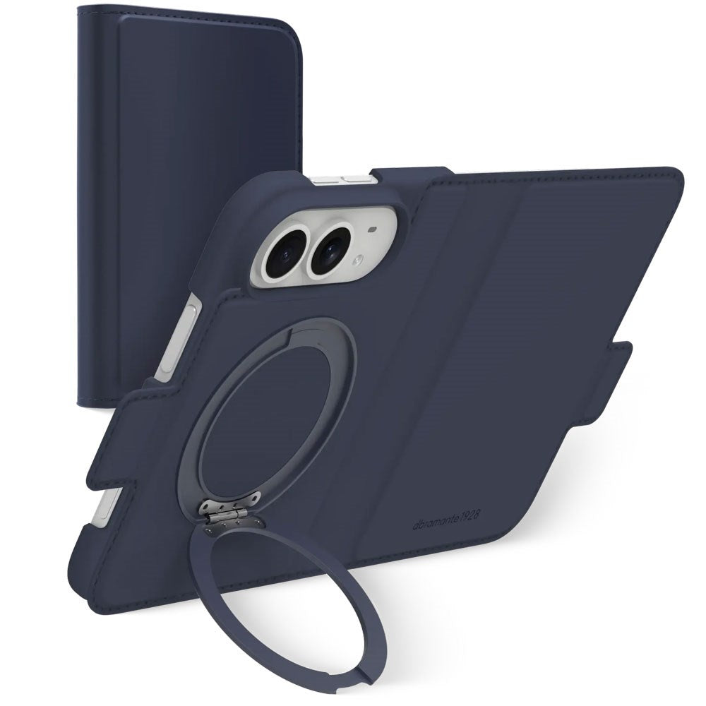 iPhone Duo dbramante1928 Copenhagen Kick ICON Flip Case - MagSafe Compatible - Deep Water