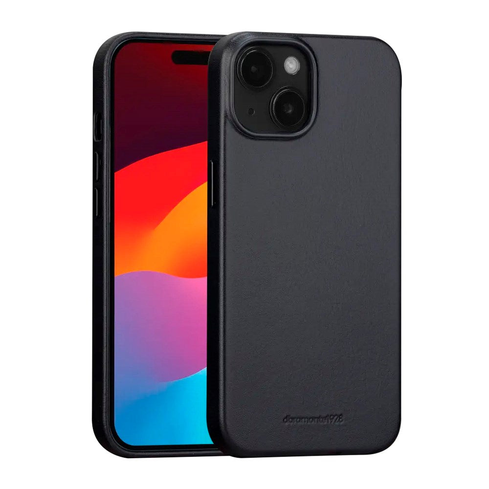 iPhone 16e / 15 / 14 / 13 dbramante1928 Roskilde Genuine Leather Case - MagSafe Compatible - Black