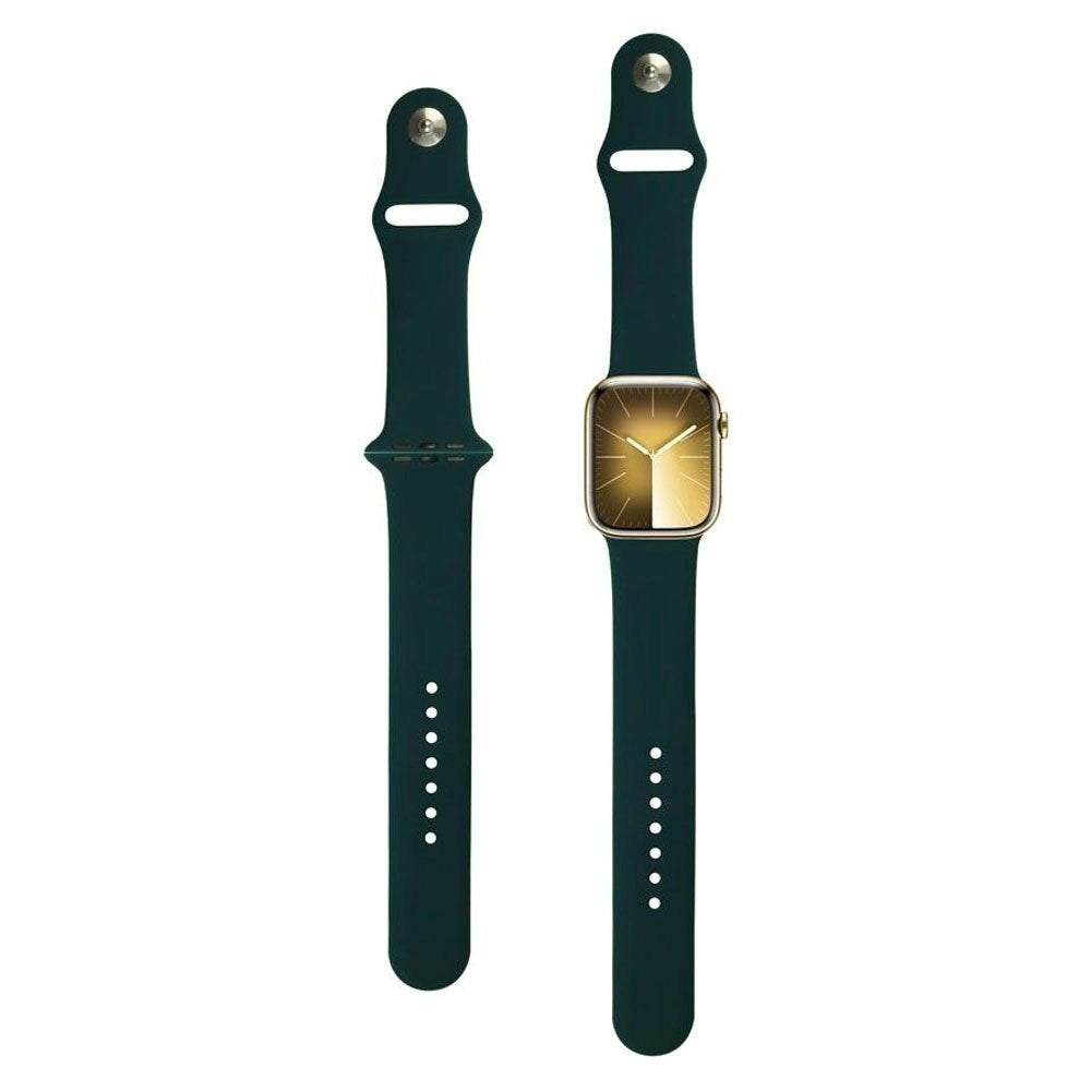 Apple Watch (42/44/SE/45/46/49mm) Lippa Silicone Watch Strap - Dark Green