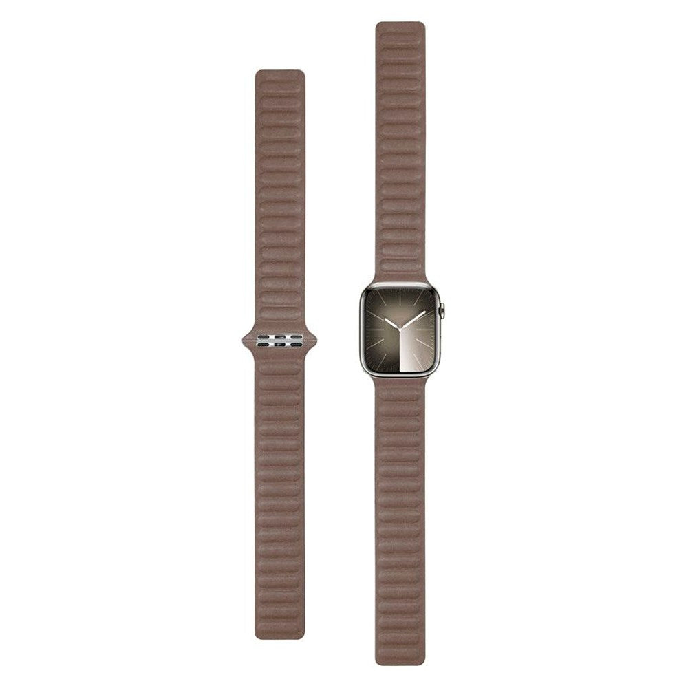 Apple Watch (38/40/SE/41/42mm) Magnetic Lippa Finewoven Strap - Grey / Taupe