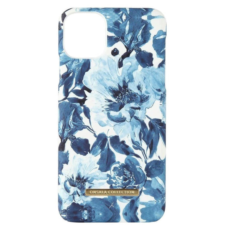 Onsala Fashion Collection iPhone 11 Case w. Magnet Indigo Swirl