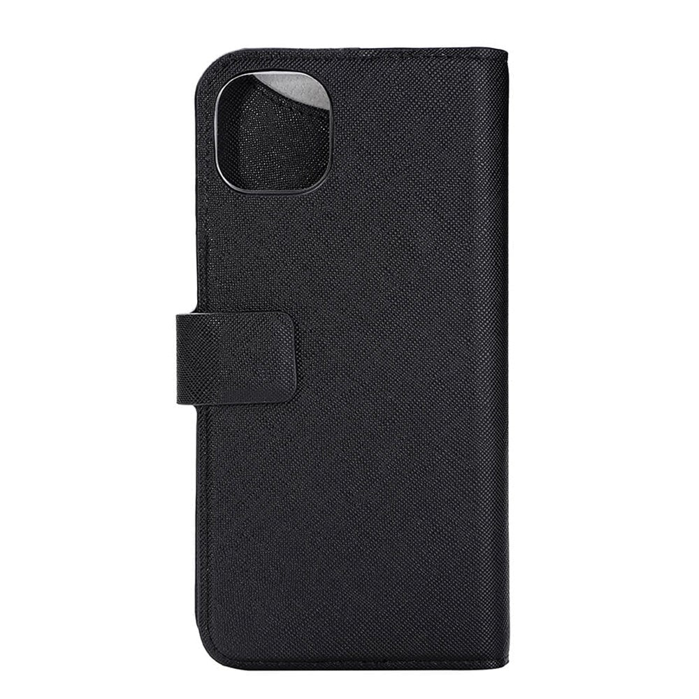 iPhone 14 Plus Onsala Fashion Collection Wallet Case w. Magnet - Midnight Black