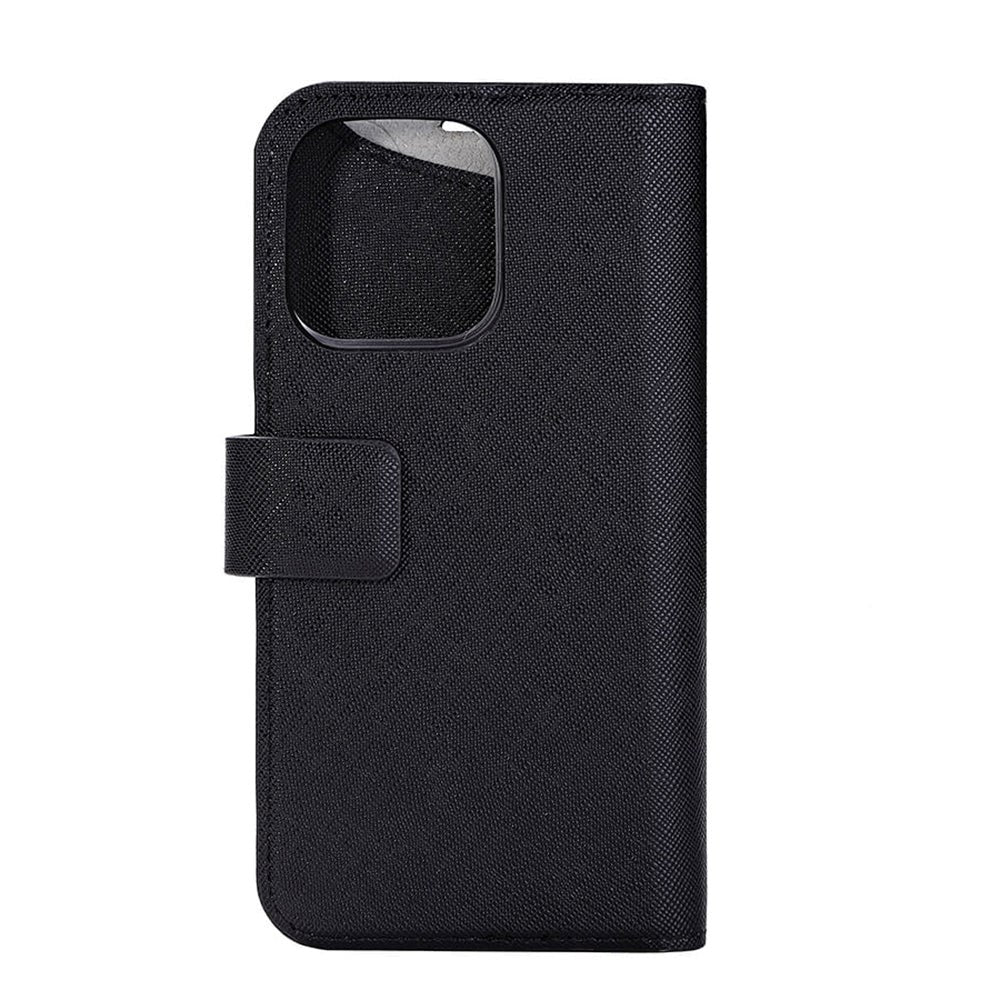 iPhone 14 Pro Onsala Fashion Collection Wallet Case w. Magnet - Midnight Black