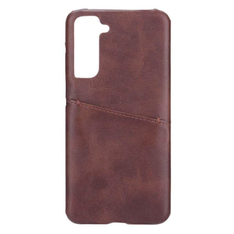 Samsung Galaxy S21 FE (5G) Onsala Collection Leather Case w. Card pocket - Brown