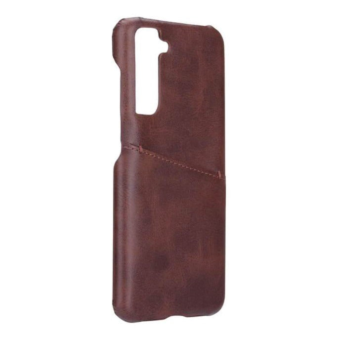 Samsung Galaxy S21 FE (5G) Onsala Collection Leather Case w. Card pocket - Brown