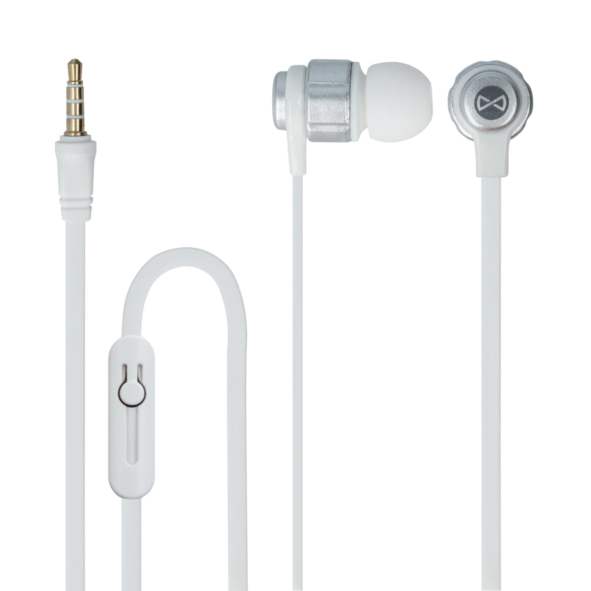 Forever Wired Headphones - 3.5mm Mini Jack - White