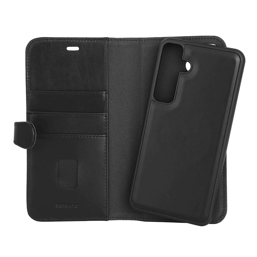 Buffalo 2-in-1 Leather Case with Wallet - Samsung Galaxy S24 FE - Black