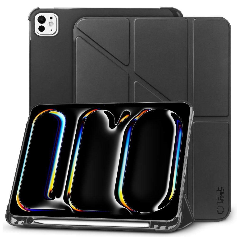 Tech-Protect iPad Pro 11" (2024) SC Origami Case w. Apple Pencil Holder - Black