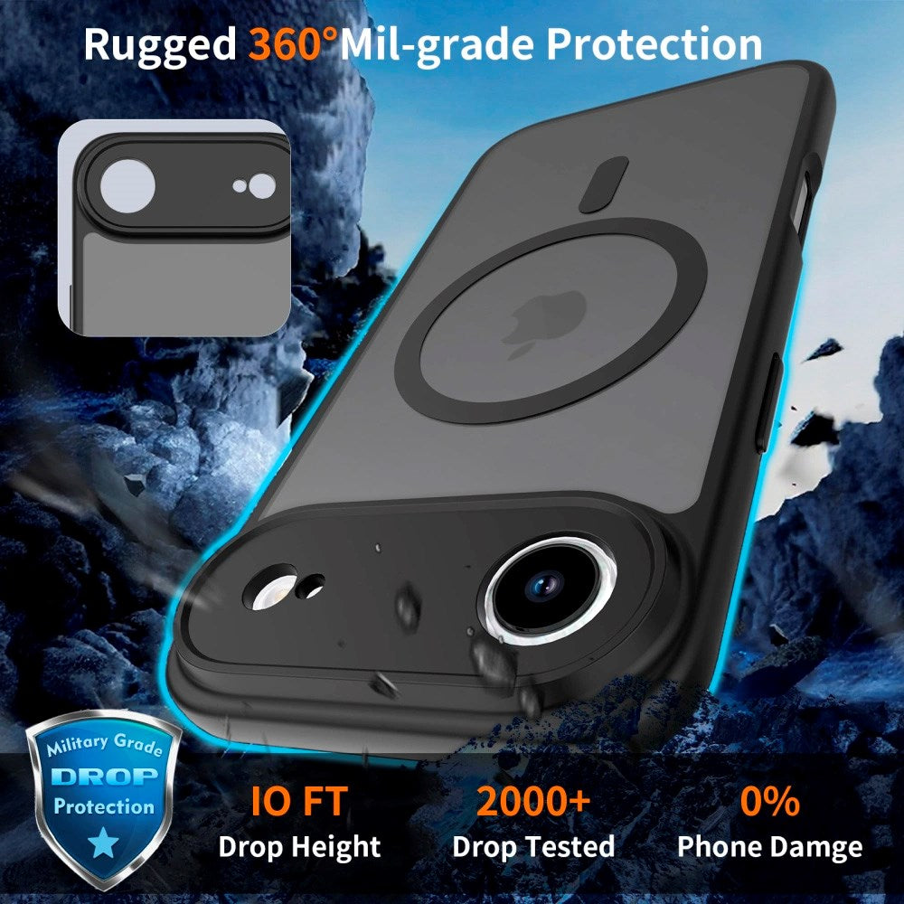 iPhone Air Tech-Protect BasicMag Hybrid Case - MagSafe Compatible - Matte Black