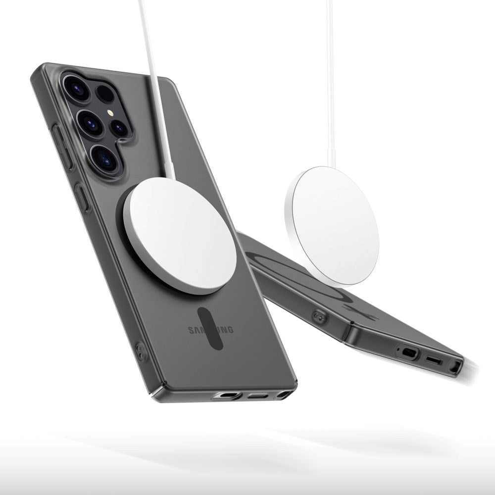 Samsung Galaxy S25 Ultra Tech-Protect MagSlim Case - MagSafe Compatible - Matte Black
