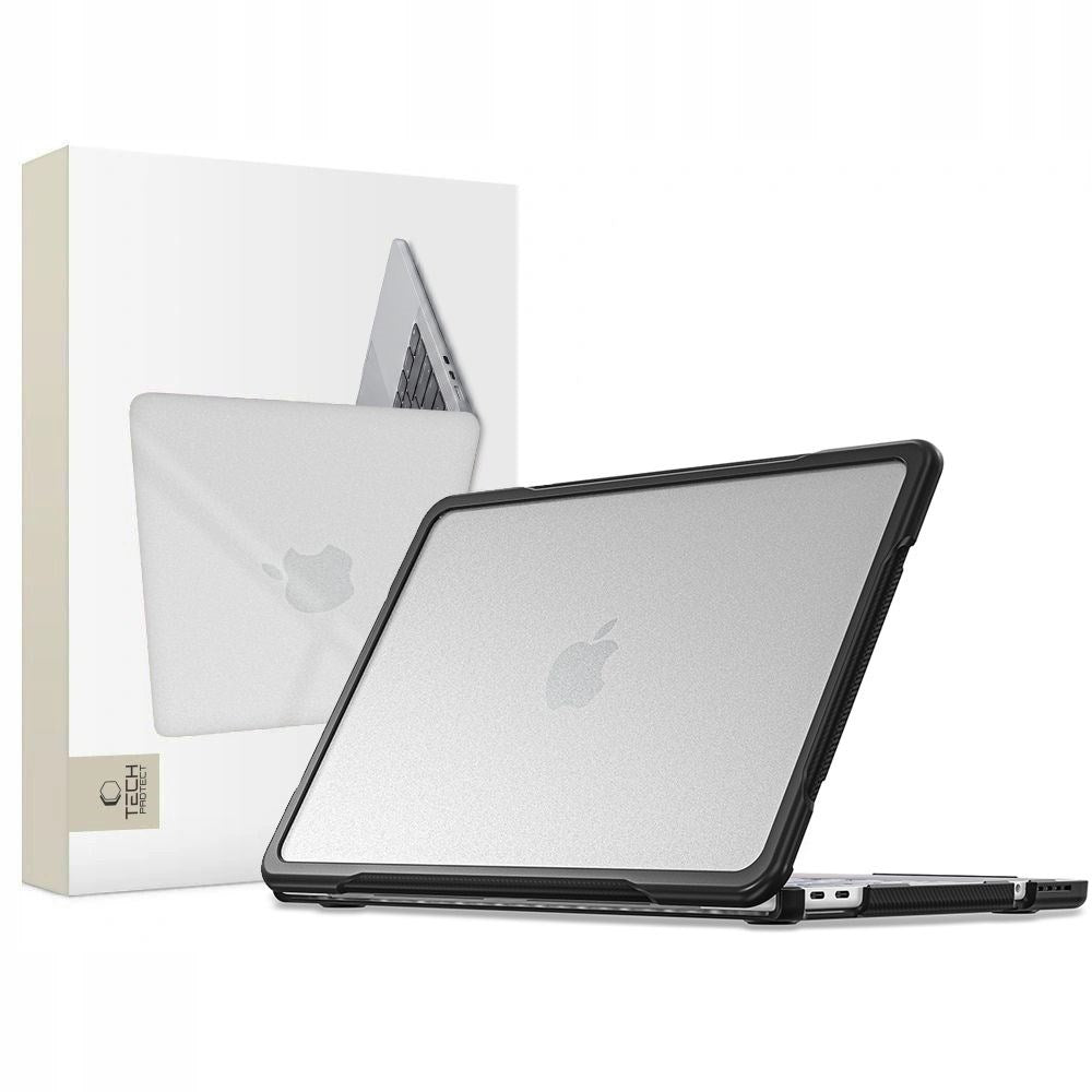 MacBook Neo 13 A18 Pro (2026) Tech-Protect Velar Hybrid Case - Transparent / Black