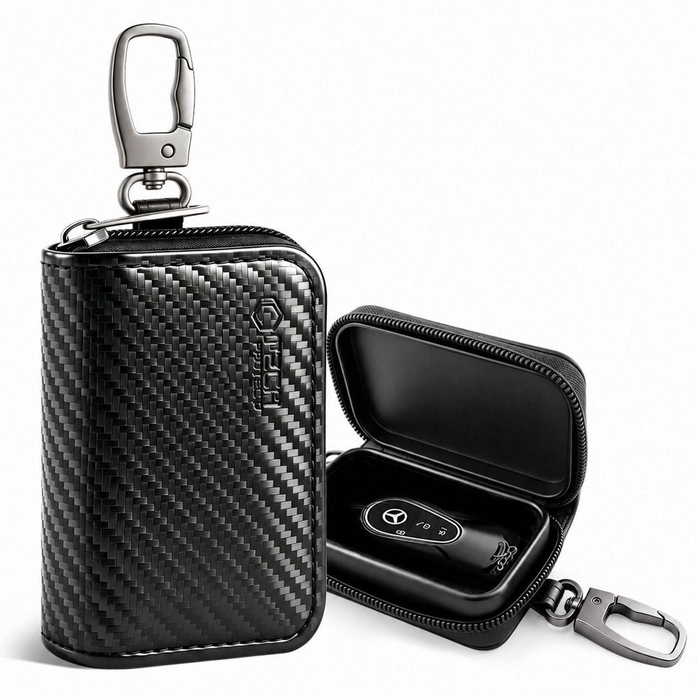 Tech-Protect KLR300 Case for Car Key with RFID Blocking - Black / Carbon