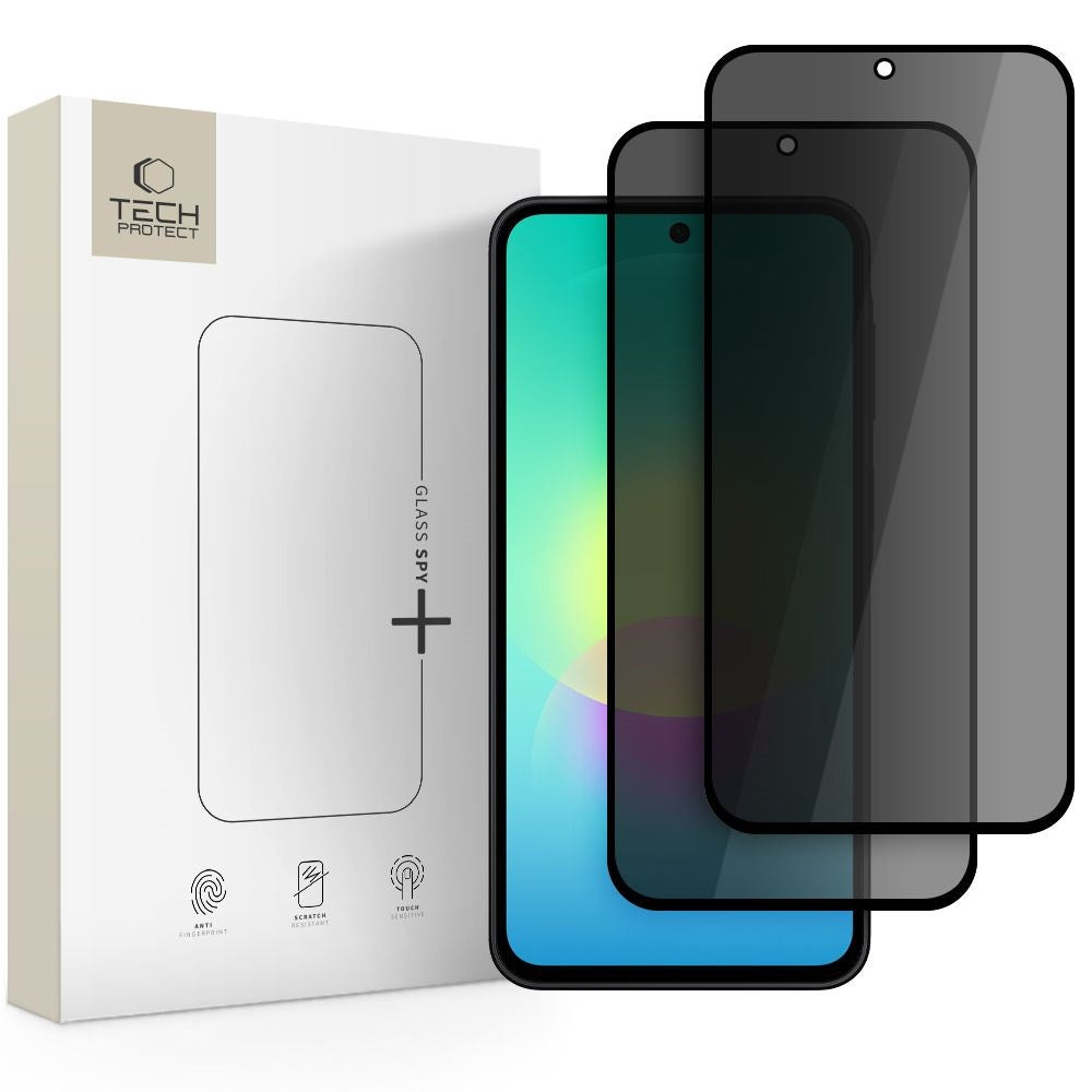 Samsung Galaxy A27 Tech-Protect Glass Spy+ Screen Protection Glass - Privacy Function - 2 pcs. - Transparent
