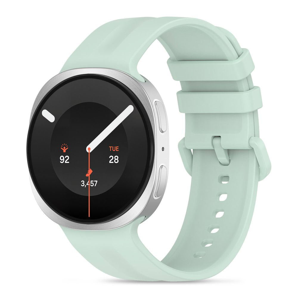 Samsung Galaxy Watch 8 / 9 / Classic (40 / 44 / 46mm) Tech-Protect Silicone Evo Watch Band - Light Green