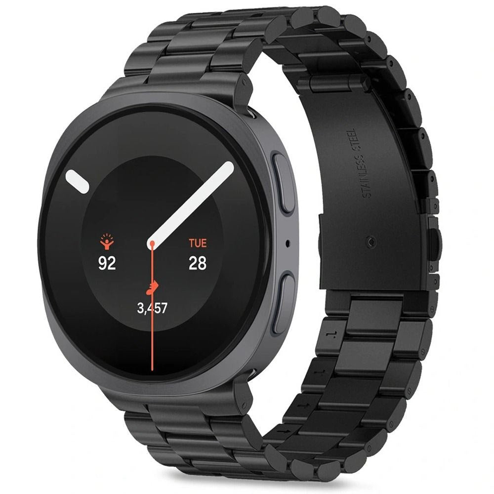 Samsung Galaxy Watch 8 / 9 / Classic (40 / 44 / 46mm) Tech-Protect Stainless Steel Watch Band - Black