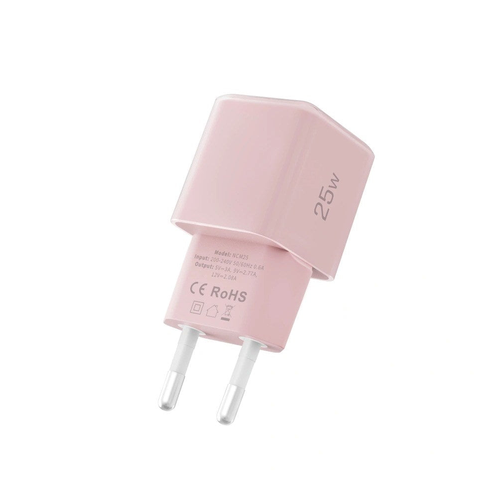 Tech-Protect NCM25 Wall Charger with 25W - 1 x USB-C - Pink
