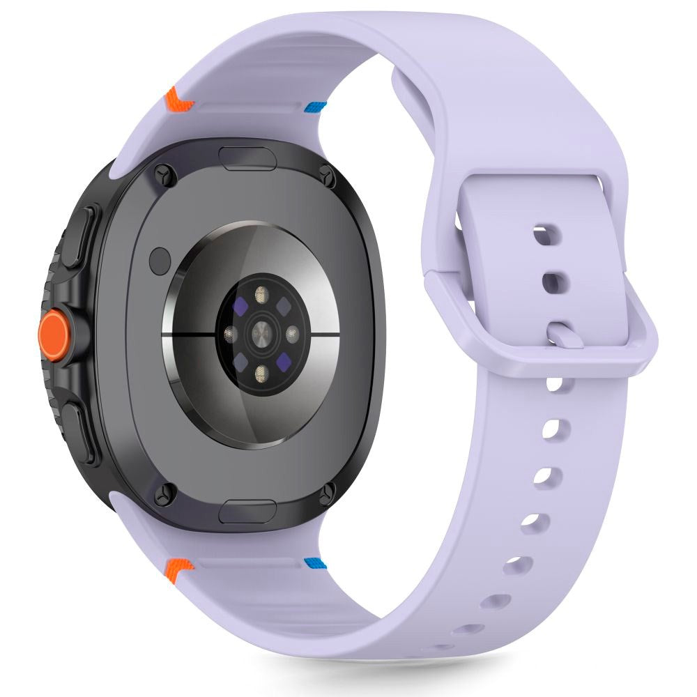 Samsung Galaxy Watch 8 / 8 Classic (40 / 44 / 46mm) Tech-Protect Silicone Strap - Elegant Purple