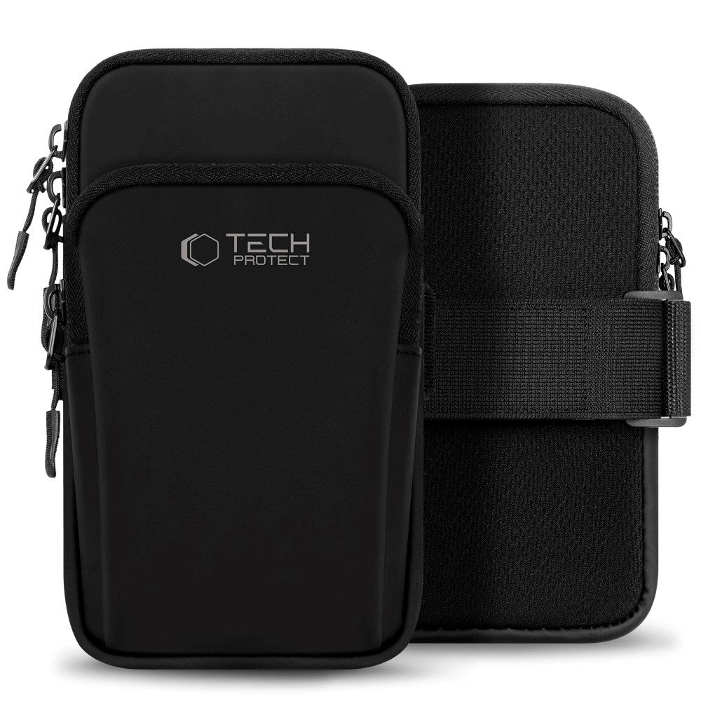 Tech-Protect Running Armband - Universal - Black / White
