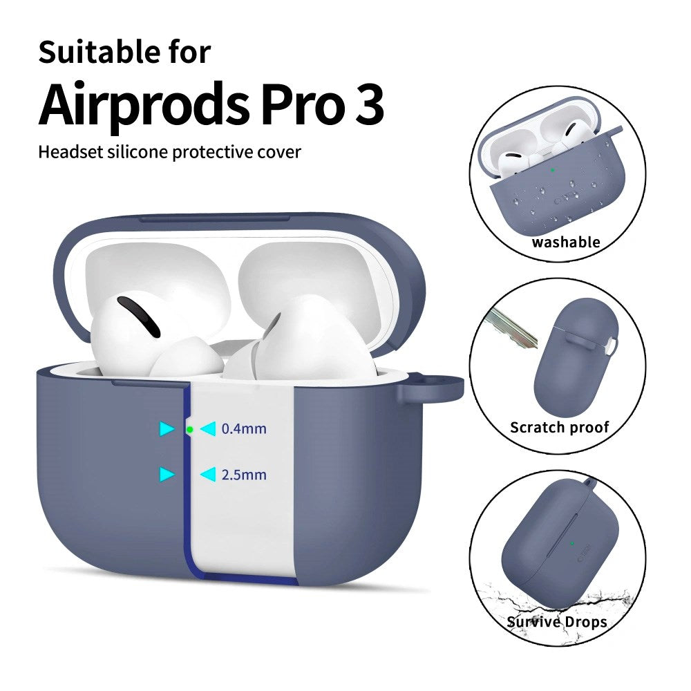 Apple AirPods Pro (3rd gen.) Tech-Protect Silicone Hook Case - Blue