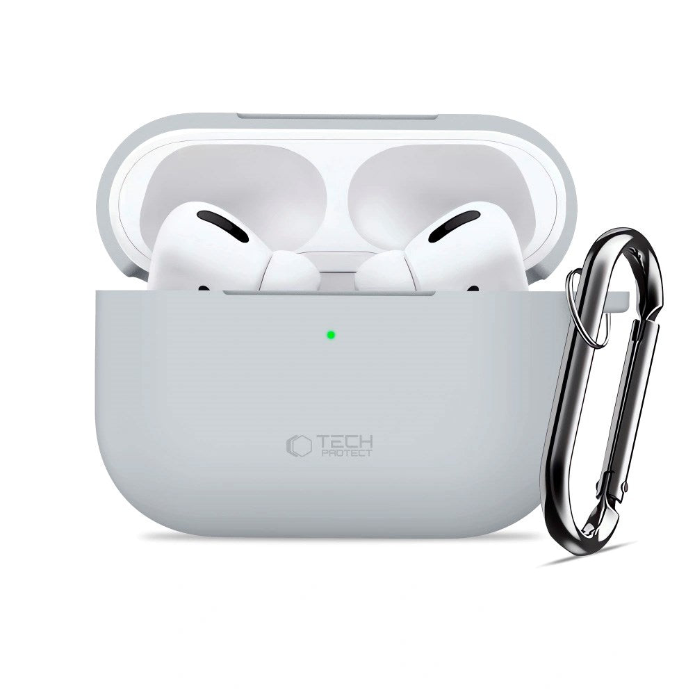 Apple AirPods Pro (3rd gen.) Tech-Protect Silicone Hook Case - Grey