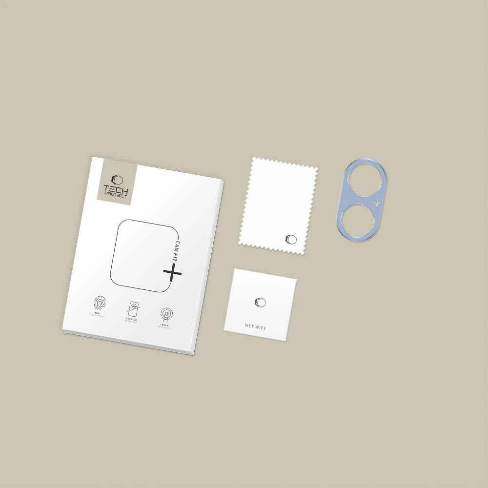 iPhone 17 Tech-Protect CamAlloy Fit+ Camera Lens Protection Case - Blue