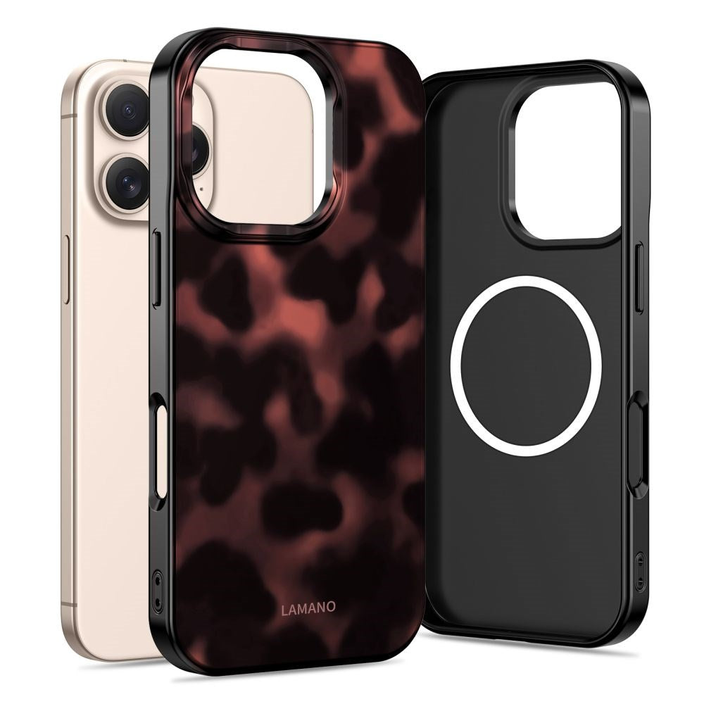 iPhone 16 Pro Max Tech-Protect Lamano Case - MagSafe Compatible - Panther