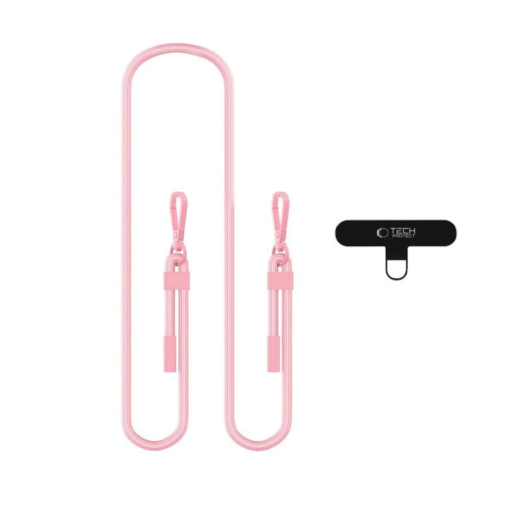 Tech-Protect Crossbody Strap for Mobile - Pink