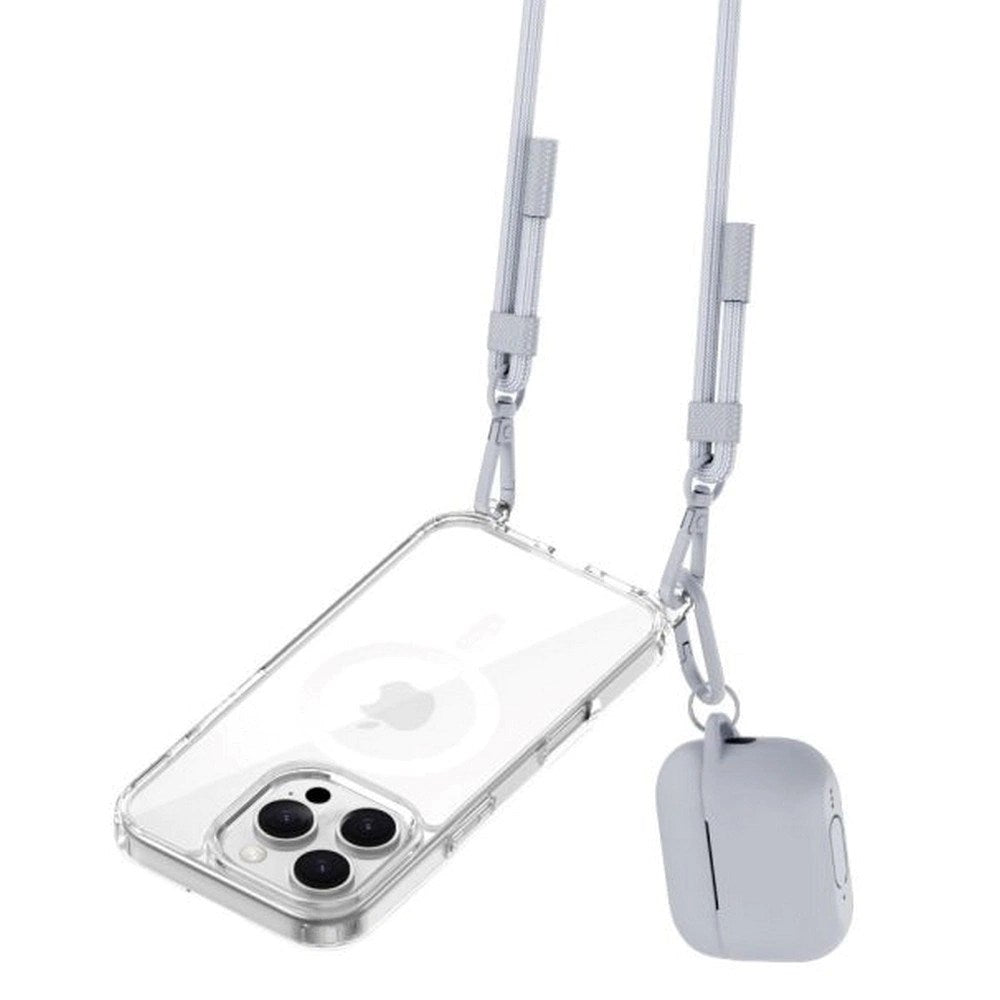 Tech-Protect Crossbody Strap for Mobile - Grey
