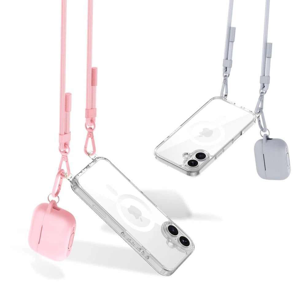Tech-Protect Crossbody Strap for Mobile - Grey