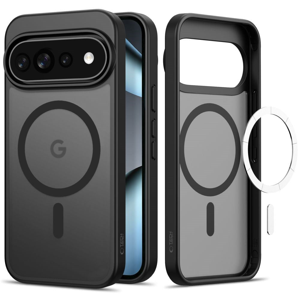 Google Pixel 11 Pro XL / 10 Pro XL / 9 Pro XL Tech-Protect MagMat Case - MagSafe Compatible - Matte Black