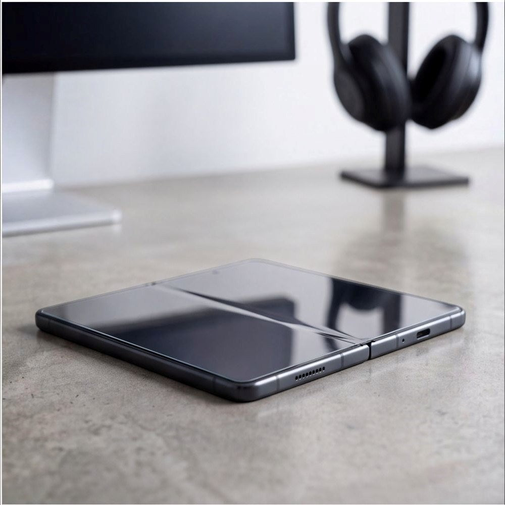 Samsung Galaxy Z Fold8 Tech-Protect Easy Set Foil & Glass Fit+ 4-in-1 Screen Protector Set - Front & Back Screens - Transparent