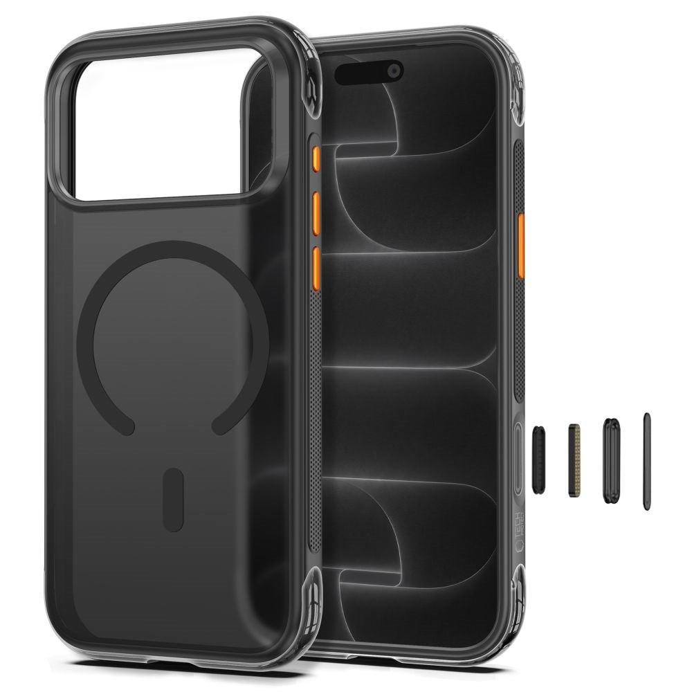 iPhone 18 Pro / 17 Pro Tech-Protect MagAir Case - MagSafe Compatible - Matte Sort