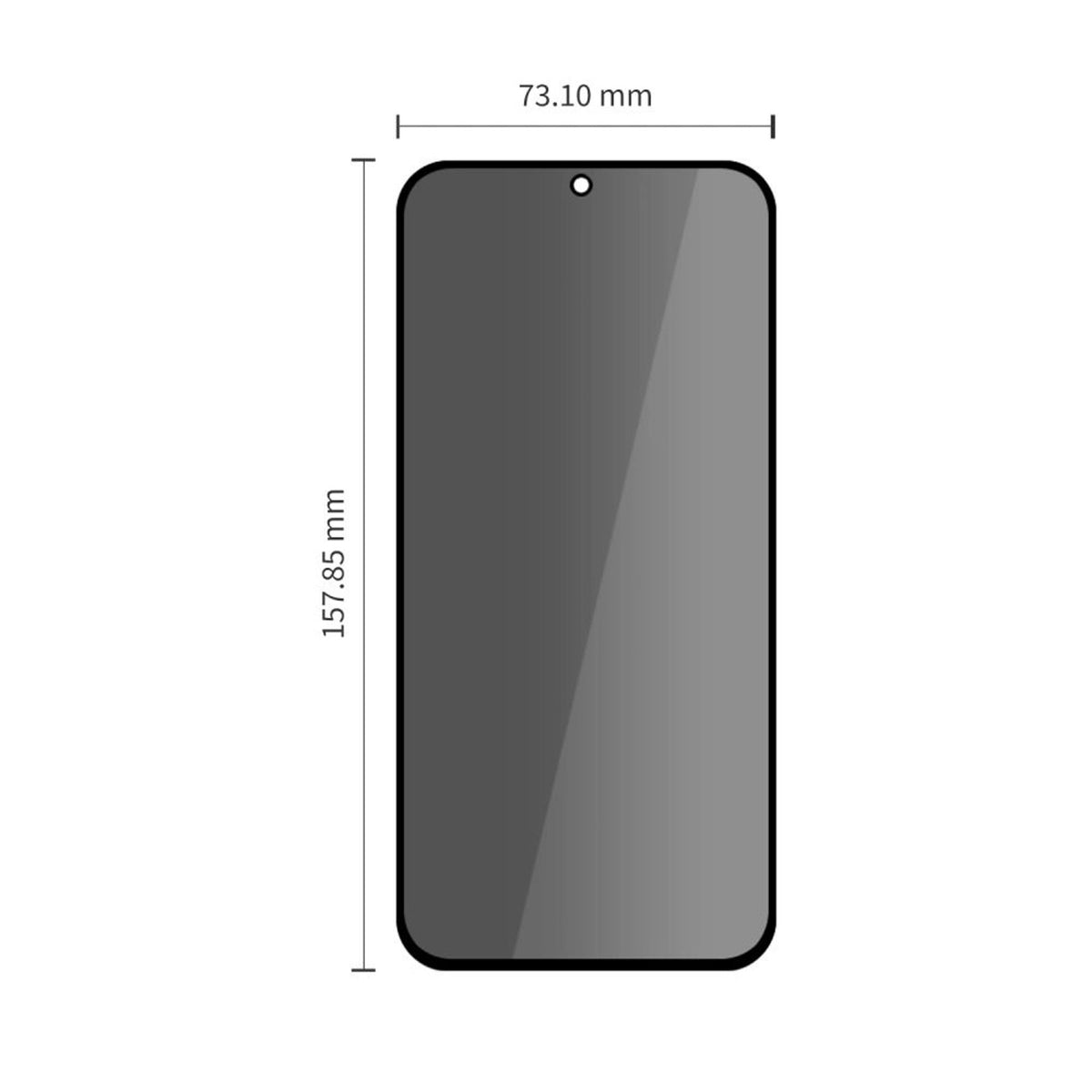 Samsung Galaxy S26 FE Tech-Protect Quick Set Spy+ Privacy Screen Protector - 2 pcs - Transparent