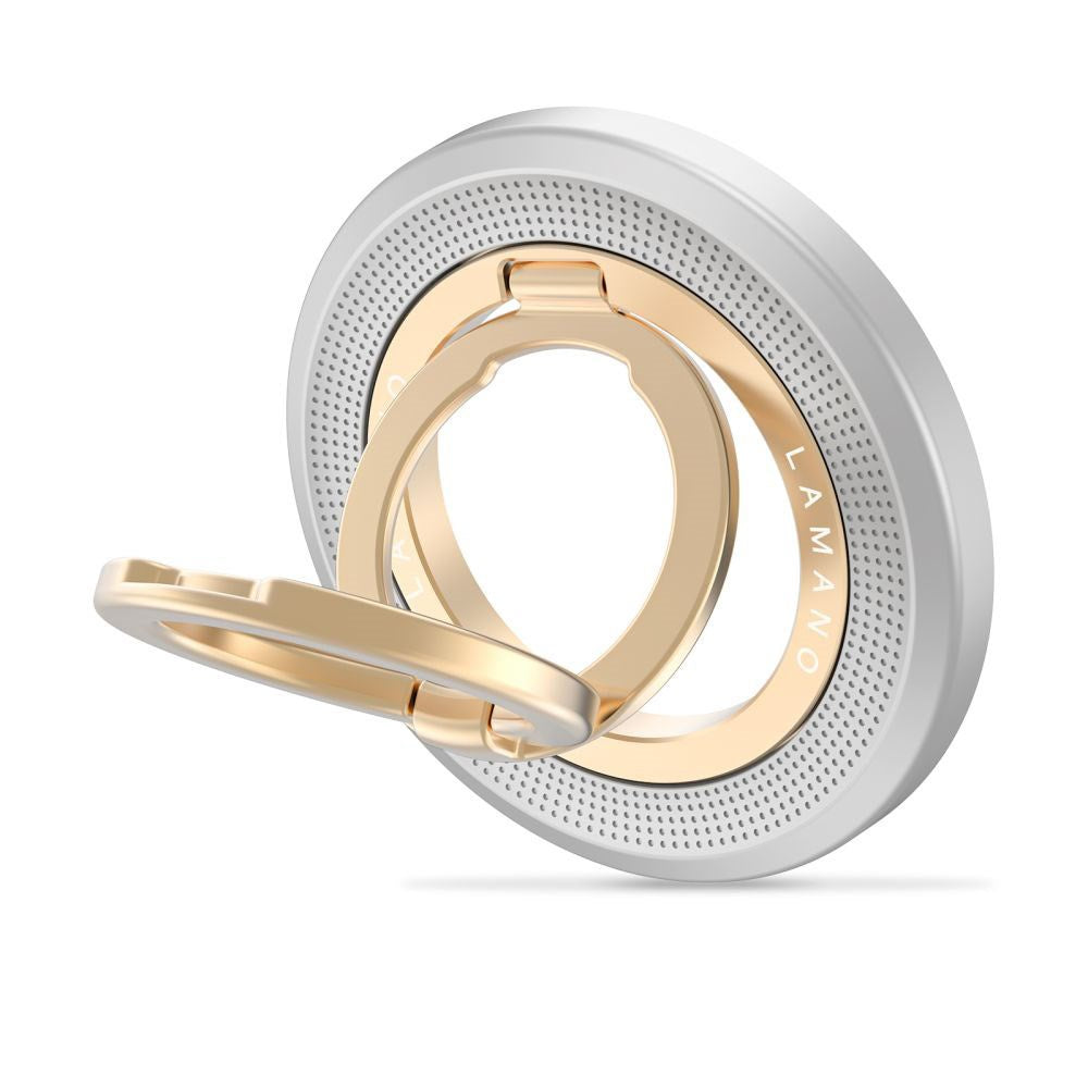 Tech-Protect Lamano Magnetic Phone Ring - MagSafe Compatible - Silver / Gold
