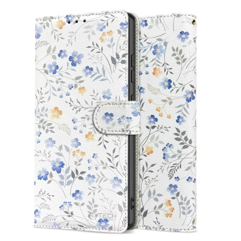 iPhone 16e Tech-Protect Wallet with Purse - Flower